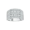 thumbnail image 1 of Diamond Anniversary Ring in 10K White Gold (1 1/4 cttw) (I-Color, SI3-I1 Clarity) (Size-10), 1 of 2