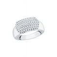 thumbnail image 1 of Diamond Anniversary Ring in 10K White Gold (1/2 cttw) (I-Color, SI3/I1-Clarity) (Size-10.5), 1 of 2