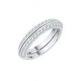 thumbnail image 1 of Diamond Anniversary Ring in 14K White Gold (1/2 cttw) (I-Color, SI3-I1 Clarity) (Size-9), 1 of 3