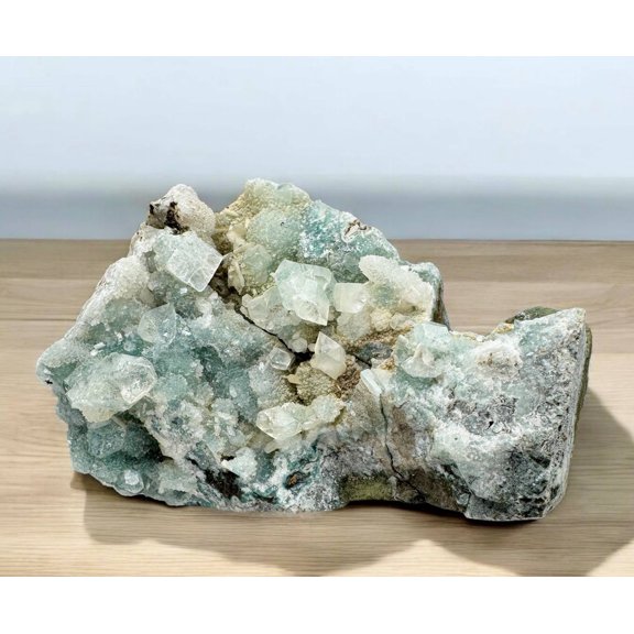 Diamond Apophyllite Chalcedony Cluster