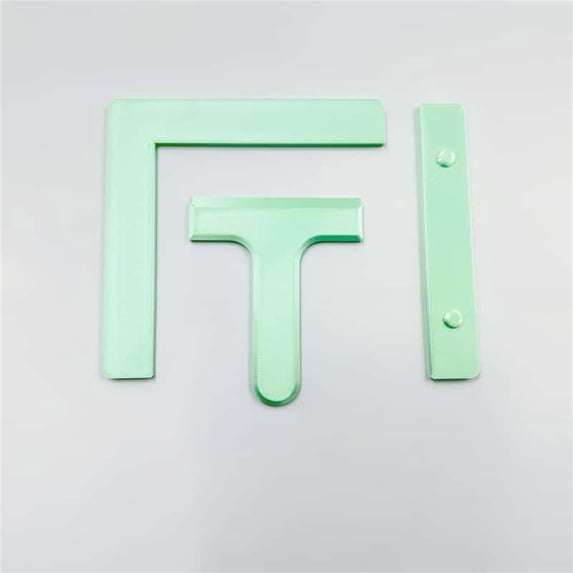 Diamond Art Alignment Ruler 3-Piece Set for Round & Diamond Shapes, Canvas Quick-Set Tool with Ergonomic Design, Reusable, High-Strength Plastic