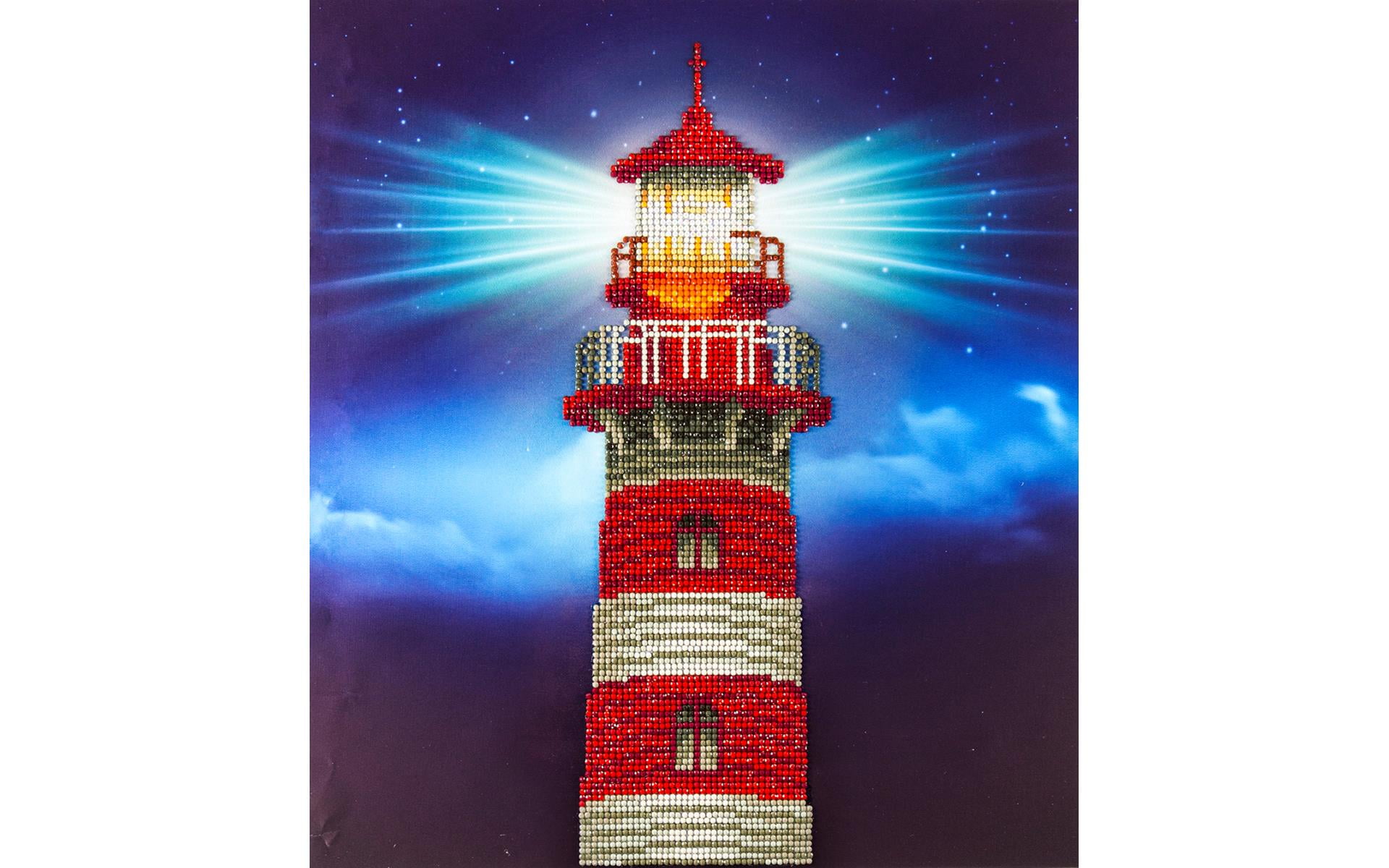 Diamond Art By Leisure Arts Diamond Painting Kits For Adults 14"X16" Advanced Light House, Partial Drill, Art Kits, Dimond Art, For Adults, Kit