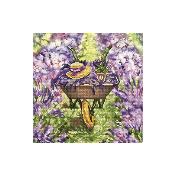 Diamond Art By Leisure Arts Lavender Fields, 16"X16", Advanced Diamond Painting Kits For Adults, Art For Adults, Kit, Painting