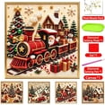 thumbnail image 1 of Diamond Art Christmas, Premium 3D Christmas Pearl Diamond Art, DIY Christmas Diamond Art Kits for Holiday Home Decor Gift, Shape C, 1 of 8