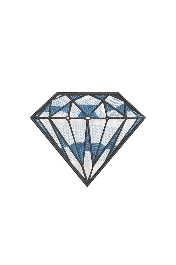 Diamond Art Embroidered Patch Iron-On Applique, Cosplay Vest Clothing Badge Back Packs Uniform DIY
