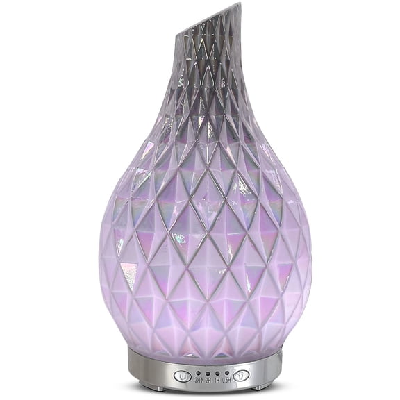 Diamond Art Glass Ultrasonic Oil Diffuser Humidifier for Home Office