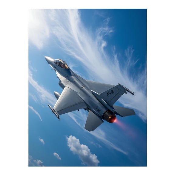 Diamond Art Kit for Adults, Aerial Jet Flight Blue Sky Cloudscape Diamond Painting for Adults Beginners, DIY Diamond Art Painting Kits, 5D Diamond Painting Crafts for Home Decor 12x16 Frameless