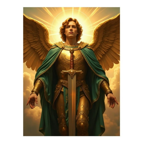 Diamond Art Kit for Adults, Angel Golden Armor Radiant Wings Diamond Painting for Adults Beginners, DIY Diamond Art Painting Kits, 5D Diamond Painting Crafts for Home Decor 12x16 Frameless