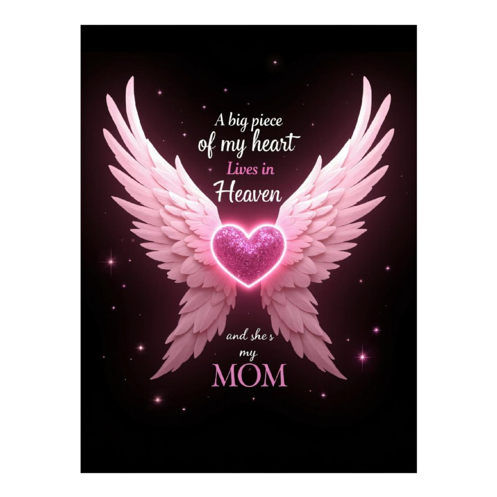 Diamond Art Kit for Adults, Angel Wings Heart Tribute Decor Diamond Painting for Adults Beginners, 5D DIY Diamond Art Painting Kits, Colorful Diamond Painting Craft for Home Decor 12x16