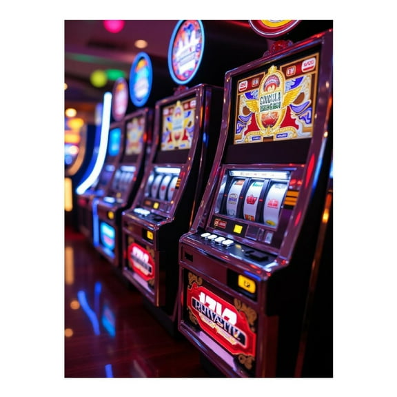 Diamond Art Kit for Adults, Arcade Gaming Machines Casino Lights Diamond Painting for Adults Beginners, 5D DIY Diamond Art Painting Kits, Colorful Diamond Painting Craft for Home Decor 12x16