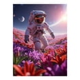 thumbnail image 1 of Diamond Art Kit for Adults, Astronaut Space Flowers Alien Landscape Diamond Painting for Adults Beginners, 5D DIY Diamond Art Painting Kits, Colorful Diamond Painting Craft for Home Decor 12x16, 1 of 7