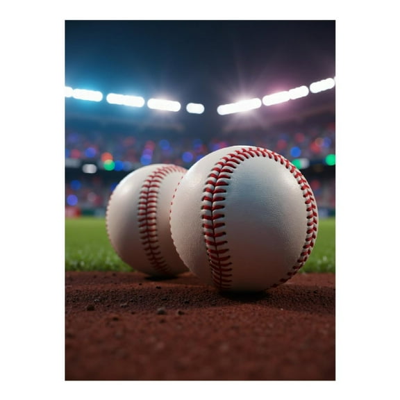 Diamond Art Kit for Adults, Baseball Field Game Night Diamond Painting for Adults Beginners, 5D DIY Diamond Art Painting Kits, Colorful Diamond Painting Craft for Home Decor 12x16