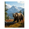 thumbnail image 1 of Diamond Art Kit for Adults, Bear In Mountain Landscape Diamond Painting for Adults Beginners, DIY Diamond Art Painting Kits, 5D Diamond Painting Crafts for Home Decor 12x16 Frameless, 1 of 7