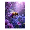 thumbnail image 1 of Diamond Art Kit for Adults, Bee Among Vibrant Spring Flowers Diamond Painting for Adults Beginners, DIY Diamond Art Painting Kits, 5D Diamond Painting Crafts for Home Decor 12x16 Frameless, 1 of 7