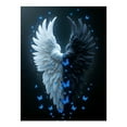 thumbnail image 1 of Diamond Art Kit for Adults, Blue Butterflies Wings Contrast Diamond Painting for Adults Beginners, DIY Diamond Art Painting Kits, 5D Diamond Painting Crafts for Home Decor 12x16 Frameless, 1 of 7