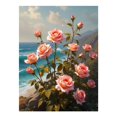 thumbnail image 1 of Diamond Art Kit for Adults, Bright Rose Beach Print No.560 Diamond Painting for Adults Beginners, 5D DIY Diamond Art Painting Kits, Colorful Diamond Painting Craft for Home Decor 12x16, 1 of 7