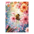 thumbnail image 1 of Diamond Art Kit for Adults, Bumblebee Flowers Art Stationery Diamond Painting for Adults Beginners, DIY Diamond Art Painting Kits, 5D Diamond Painting Crafts for Home Decor 12x16 Frameless, 1 of 7