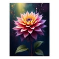 thumbnail image 1 of Diamond Art Kit for Adults, Cartoon Dahlia Hot Pink Print No.25 Diamond Painting for Adults Beginners, 5D DIY Diamond Art Painting Kits, Colorful Diamond Painting Craft for Home Decor 12x16, 1 of 7
