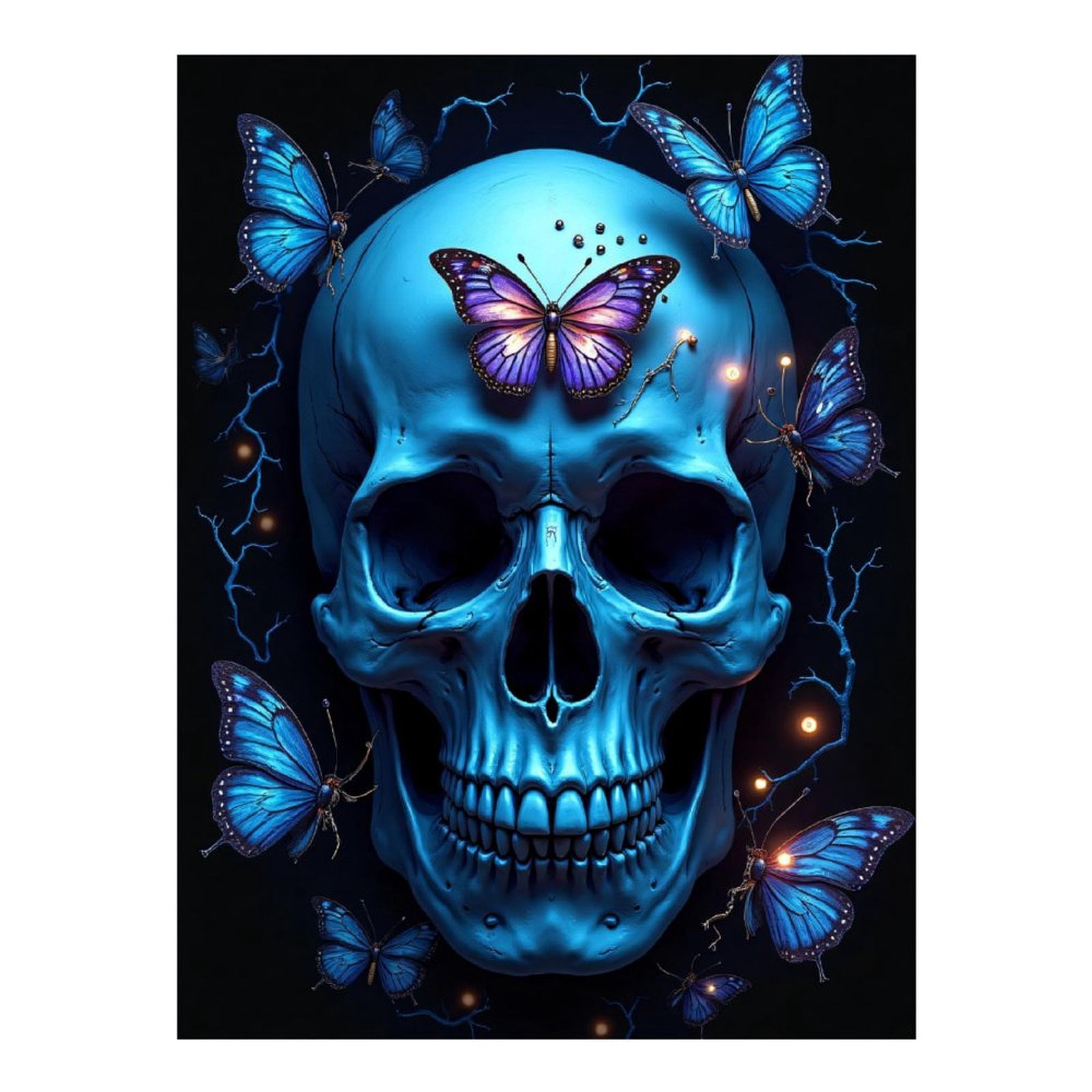 Diamond Art Kit for Adults, Classic Butterfly Print No.742 Diamond Painting for Adults Beginners, 5D DIY Diamond Art Painting Kits, Colorful Diamond Painting Craft for Home Decor 12x16