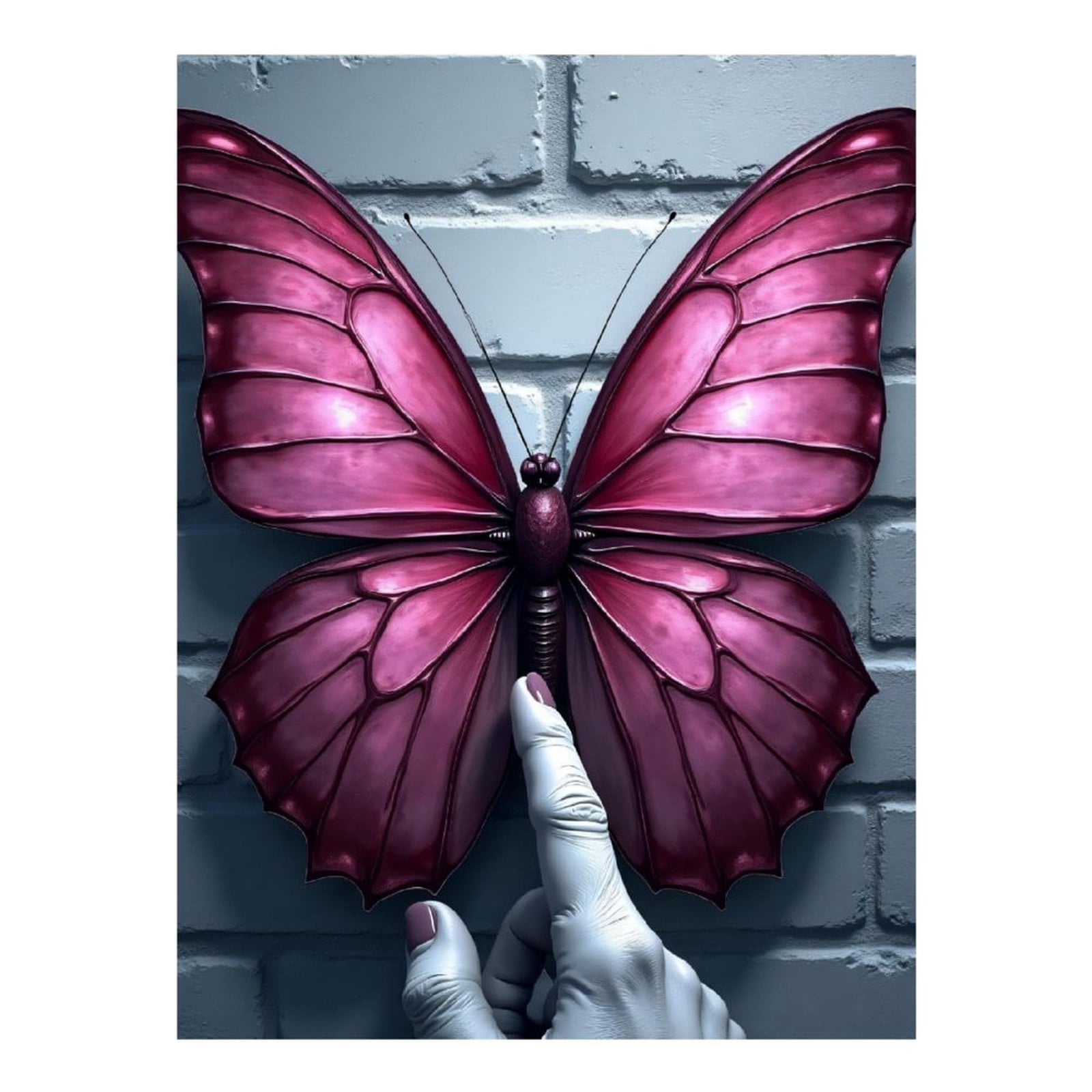 Diamond Art Kit for Adults, Classic Butterfly Ruby Print No.829 Diamond ...