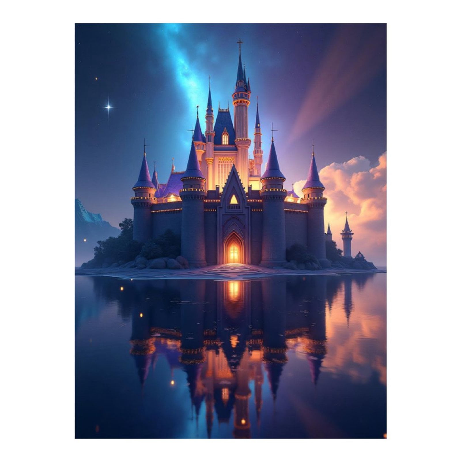 Diamond Art Kit for Adults, Classic Castle Print No.68 Diamond Painting for Adults Beginners, 5D DIY Diamond Art Painting Kits, Colorful Diamond Painting Craft for Home Decor 12x16