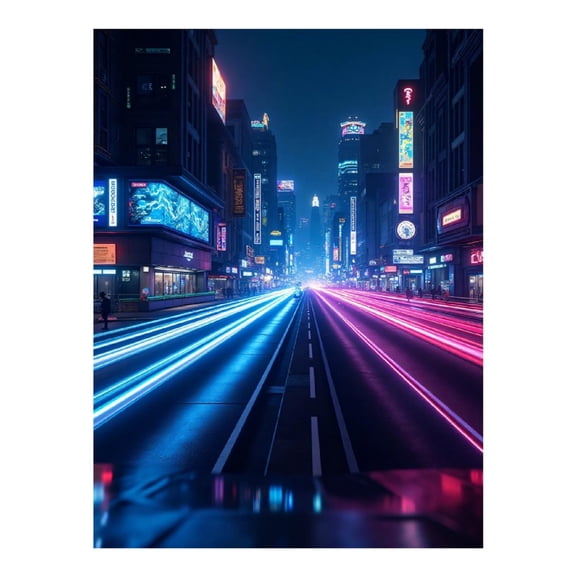 Diamond Art Kit for Adults, Cool Cyberpunk Cityscape Print No.98 Diamond Painting for Adults Beginners, 5D DIY Diamond Art Painting Kits, Colorful Diamond Painting Craft for Home Decor 12x16