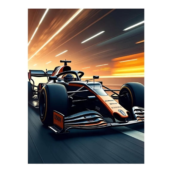 Diamond Art Kit for Adults, Cool Racecar Print No.3 Diamond Painting for Adults Beginners, 5D DIY Diamond Art Painting Kits, Colorful Diamond Painting Craft for Home Decor 12x16