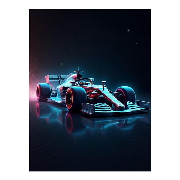 Diamond Art Kit for Adults, Cool Racecar Print No.7 Diamond Painting for Adults Beginners, 5D DIY Diamond Art Painting Kits, Colorful Diamond Painting Craft for Home Decor 12x16