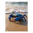 thumbnail image 1 of Diamond Art Kit for Adults, Crab Blue Sand Waves Beach Scene Diamond Painting for Adults Beginners, 5D DIY Diamond Art Painting Kits, Colorful Diamond Painting Craft for Home Decor 12x16, 1 of 7