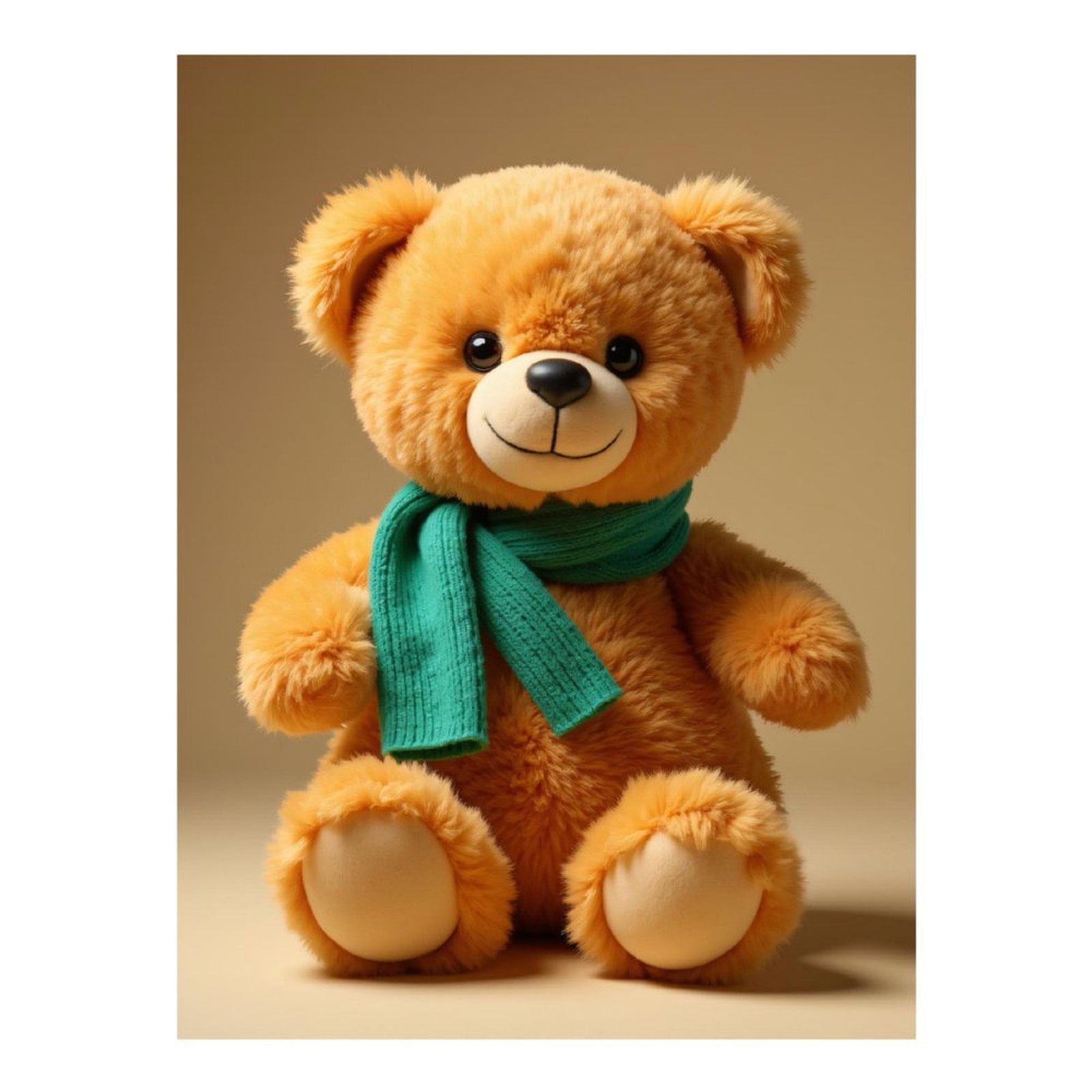 Diamond Art Kit for Adults, Cuddly Teddy Bear Green Scarf Diamond Painting for Adults Beginners, 5D DIY Diamond Art Painting Kits, Colorful Diamond Painting Craft for Home Decor 12x16