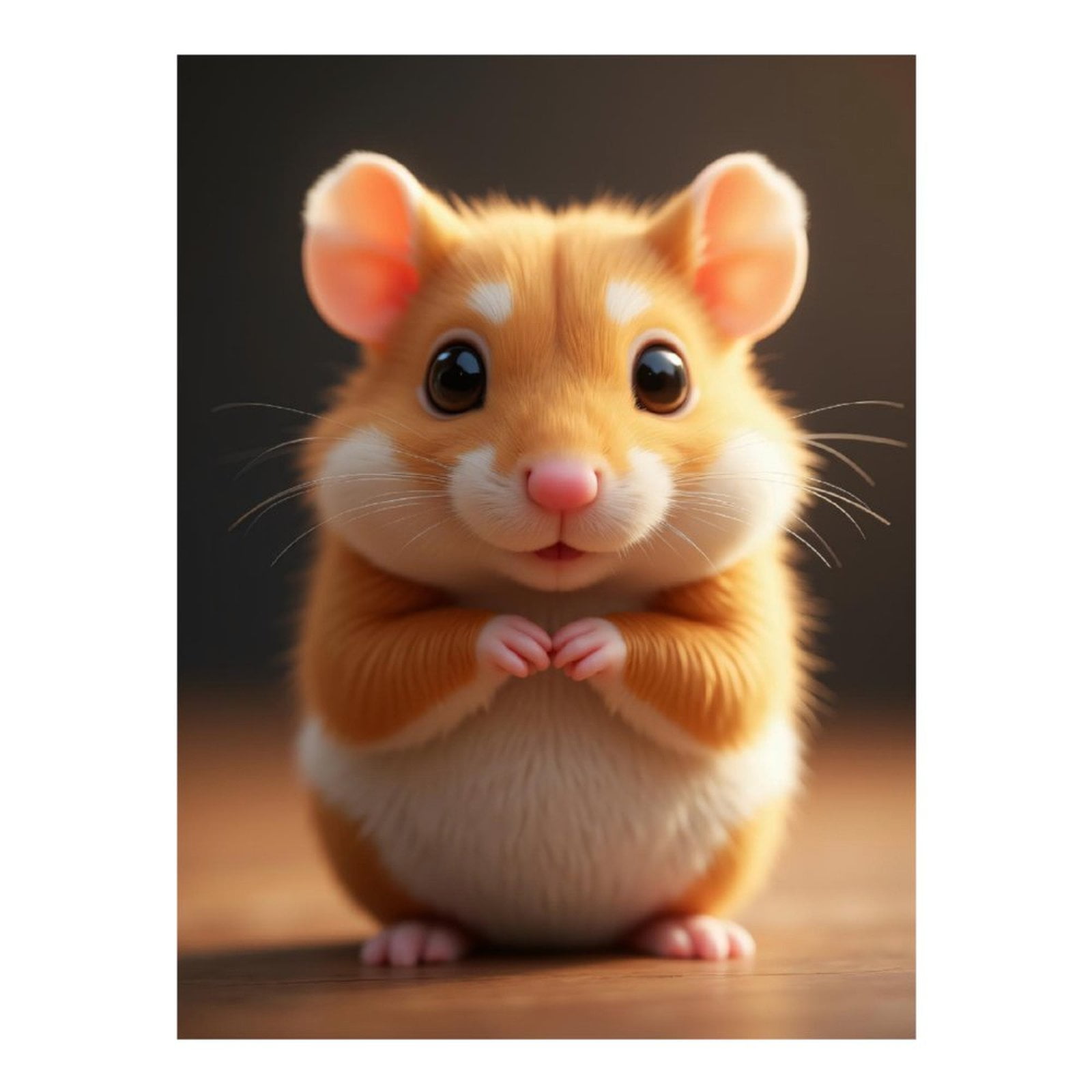 Curated visual reference: Gallery Detail: Diamond Art Kit For Adults Cute Adorable Hamster Portrait Diamond