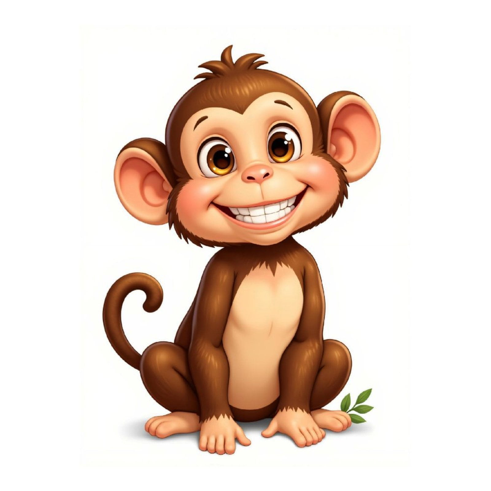 Diamond Art Kit for Adults, Cute Cartoon Monkey Smiling Diamond Painting for Adults Beginners, 5D DIY Diamond Art Painting Kits, Colorful Diamond Painting Craft for Home Decor 12x16