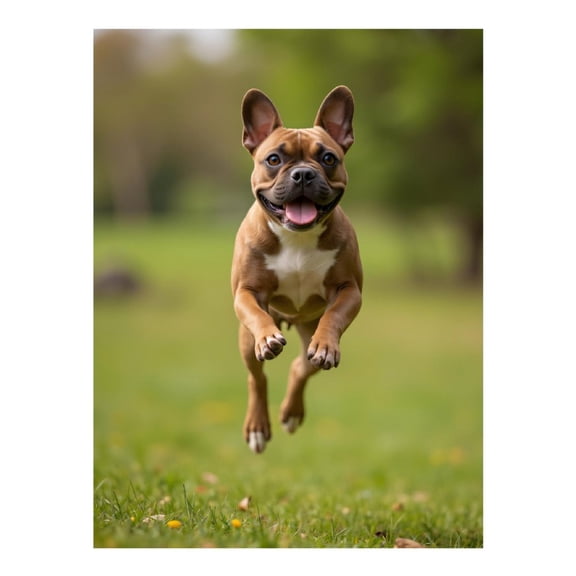 Diamond Art Kit for Adults, Cute Dog Jumping in Field Diamond Painting for Adults Beginners, 5D DIY Diamond Art Painting Kits, Colorful Diamond Painting Craft for Home Decor 12x16