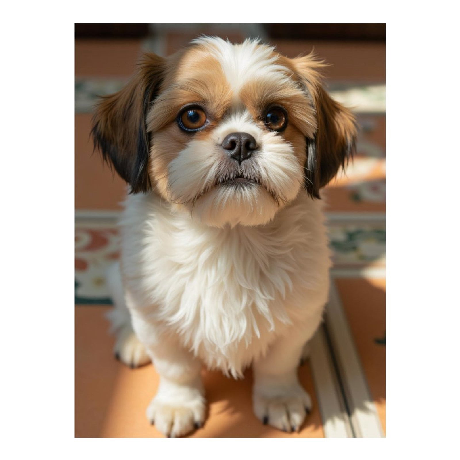 Diamond Art Kit for Adults, A Cute Puppy With Big Eyes Diamond Painting for Adults Beginners, 5D DIY Diamond Art Painting Kits, Colorful Diamond Painting Craft for Home Decor 12x16
