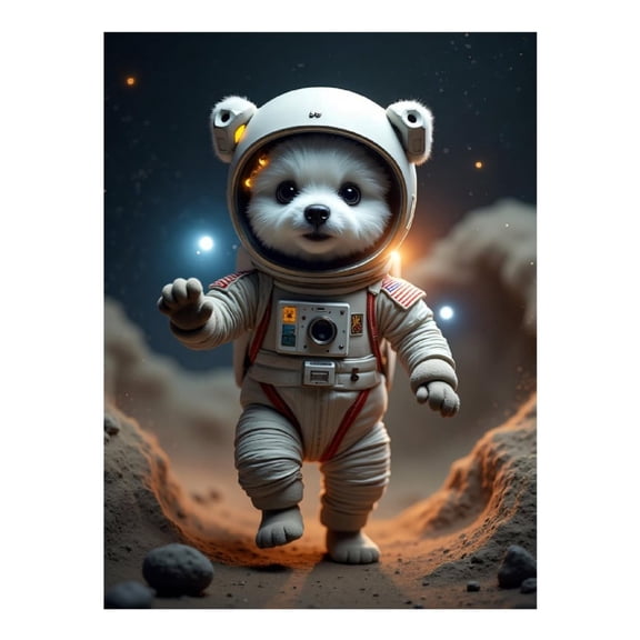 Diamond Art Kit for Adults, Cute Samoyed Galaxy Print No.6 Diamond Painting for Adults Beginners, 5D DIY Diamond Art Painting Kits, Colorful Diamond Painting Craft for Home Decor 12x16