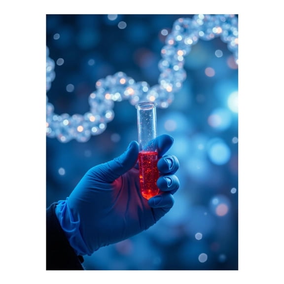 Diamond Art Kit for Adults, DNA Helix Test Tube Science Experiment Diamond Painting for Adults Beginners, 5D DIY Diamond Art Painting Kits, Colorful Diamond Painting Craft for Home Decor 12x16