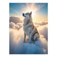 thumbnail image 1 of Diamond Art Kit for Adults, Dog In Clouds With Sunbeam Diamond Painting for Adults Beginners, DIY Diamond Art Painting Kits, 5D Diamond Painting Crafts for Home Decor 12x16 Frameless, 1 of 7
