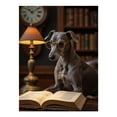 thumbnail image 1 of Diamond Art Kit for Adults, Dog Reading Lamp Library Glasses Diamond Painting for Adults Beginners, 5D DIY Diamond Art Painting Kits, Colorful Diamond Painting Craft for Home Decor 12x16 Frameless, 1 of 7
