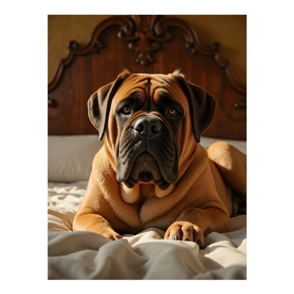 Diamond Art Kit for Adults, Dog Resting On Bed Linen Diamond Painting for Adults Beginners, DIY Diamond Art Painting Kits, 5D Diamond Painting Crafts for Home Decor 12x16 Frameless