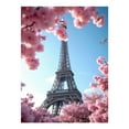 thumbnail image 1 of Diamond Art Kit for Adults, Eiffel Tower Blossoms Spring Sky Diamond Painting for Adults Beginners, 5D DIY Diamond Art Painting Kits, Colorful Diamond Painting Craft for Home Decor 12x16, 1 of 7
