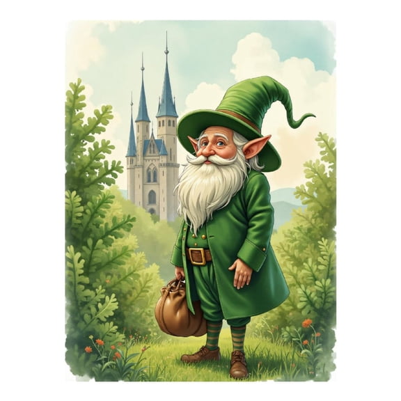 Diamond Art Kit for Adults, Elf Forest Castle Adventure Scene Diamond Painting for Adults Beginners, DIY Diamond Art Painting Kits, 5D Diamond Painting Crafts for Home Decor 12x16 Frameless