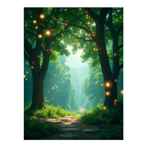Diamond Art Kit for Adults, Enchanted Forest Glow Pathway Diamond Painting for Adults Beginners, 5D DIY Diamond Art Painting Kits, Colorful Diamond Painting Craft for Home Decor 12x16
