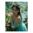 thumbnail image 1 of Diamond Art Kit for Adults, Fairy In Rose Garden Scene Diamond Painting for Adults Beginners, 5D DIY Diamond Art Painting Kits, Colorful Diamond Painting Craft for Home Decor 12x16, 1 of 7