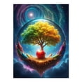 thumbnail image 1 of Diamond Art Kit for Adults, Fantasy Tree Crystal Orb Sky Sphere Diamond Painting for Adults Beginners, 5D DIY Diamond Art Painting Kits, Colorful Diamond Painting Craft for Home Decor 12x16, 1 of 7