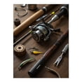 thumbnail image 1 of Diamond Art Kit for Adults, Fishing Gear On Wooden Surface Diamond Painting for Adults Beginners, DIY Diamond Art Painting Kits, 5D Diamond Painting Crafts for Home Decor 12x16 Frameless, 1 of 7