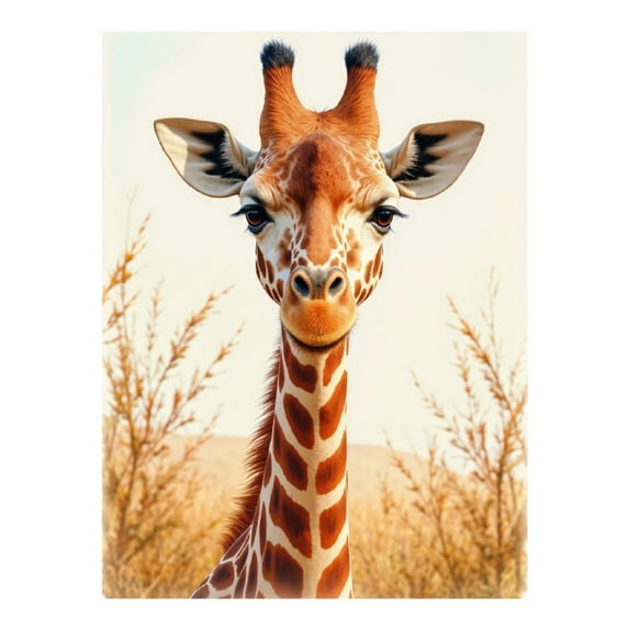 Diamond Art Kit for Adults, Giraffe Portrait Nature Serengeti Scene Diamond Painting for Adults Beginners, 5D DIY Diamond Art Painting Kits, Colorful Diamond Painting Craft for Home Decor 12x16