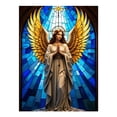 thumbnail image 1 of Diamond Art Kit for Adults, Golden Winged Angel Stained Glass Diamond Painting for Adults Beginners, DIY Diamond Art Painting Kits, 5D Diamond Painting Crafts for Home Decor 12x16 Frameless, 1 of 7