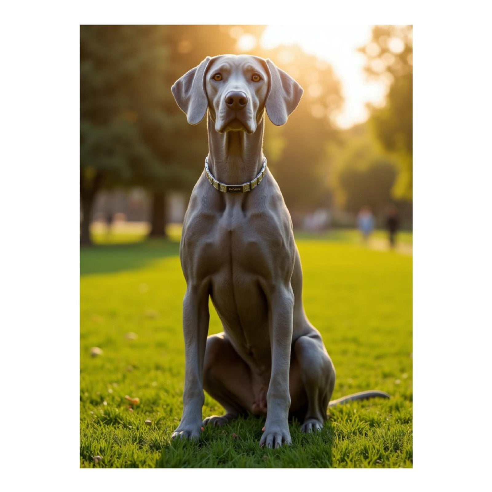 Diamond Art Kit for Adults, Graceful Dog Park Sunset Scene Diamond Painting for Adults Beginners, DIY Diamond Art Painting Kits, 5D Diamond Painting Crafts for Home Decor 12x16 Frameless