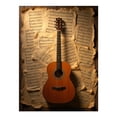 thumbnail image 1 of Diamond Art Kit for Adults, Guitar With Sheet Music Background Diamond Painting for Adults Beginners, 5D DIY Diamond Art Painting Kits, Colorful Diamond Painting Craft for Home Decor 12x16, 1 of 7