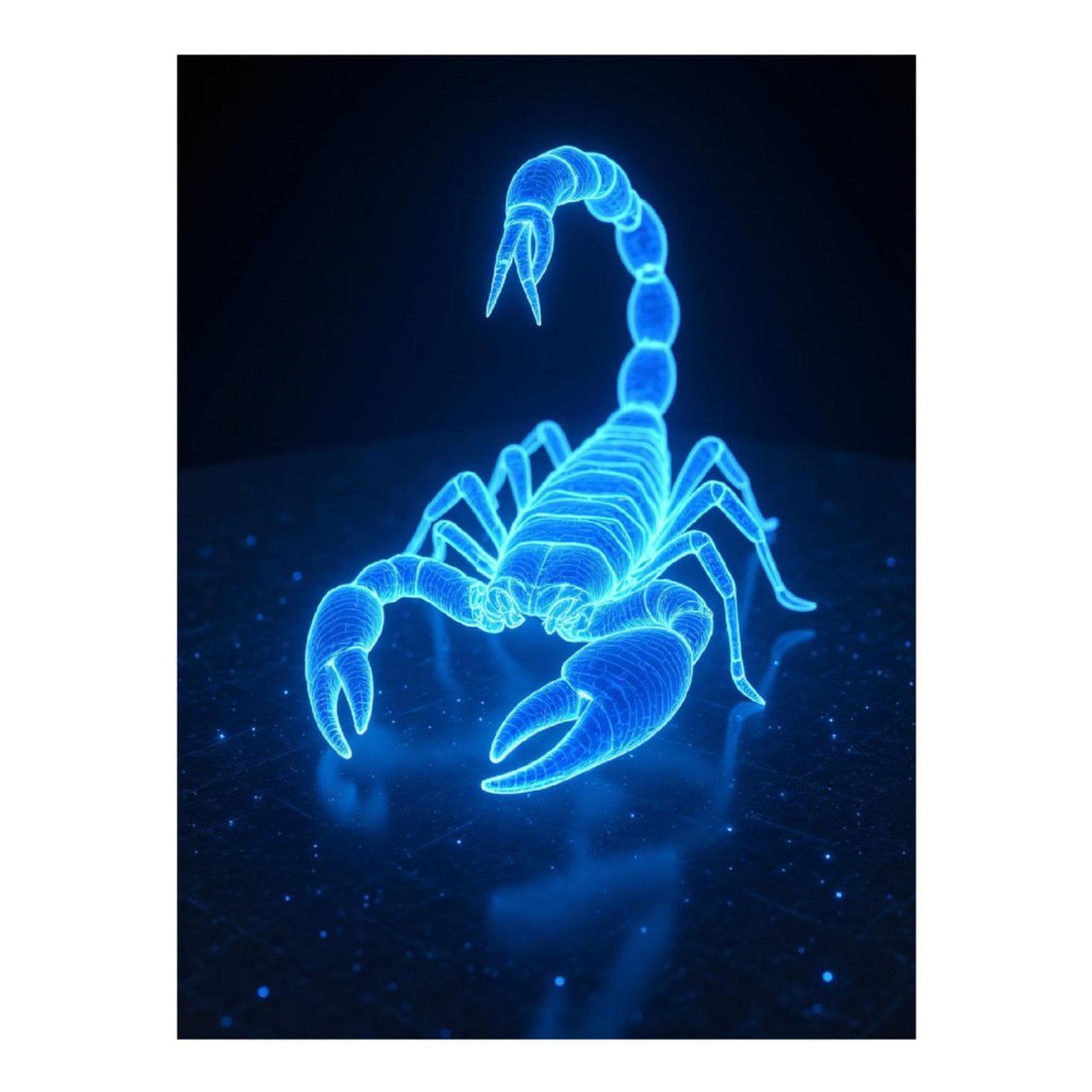 Diamond Art Kit for Adults, Holographic Scorpion Digital Art Diamond Painting for Adults Beginners, 5D DIY Diamond Art Painting Kits, Colorful Diamond Painting Craft for Home Decor 12x16